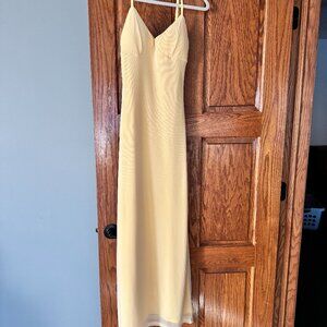 Light Yellow Simple dress